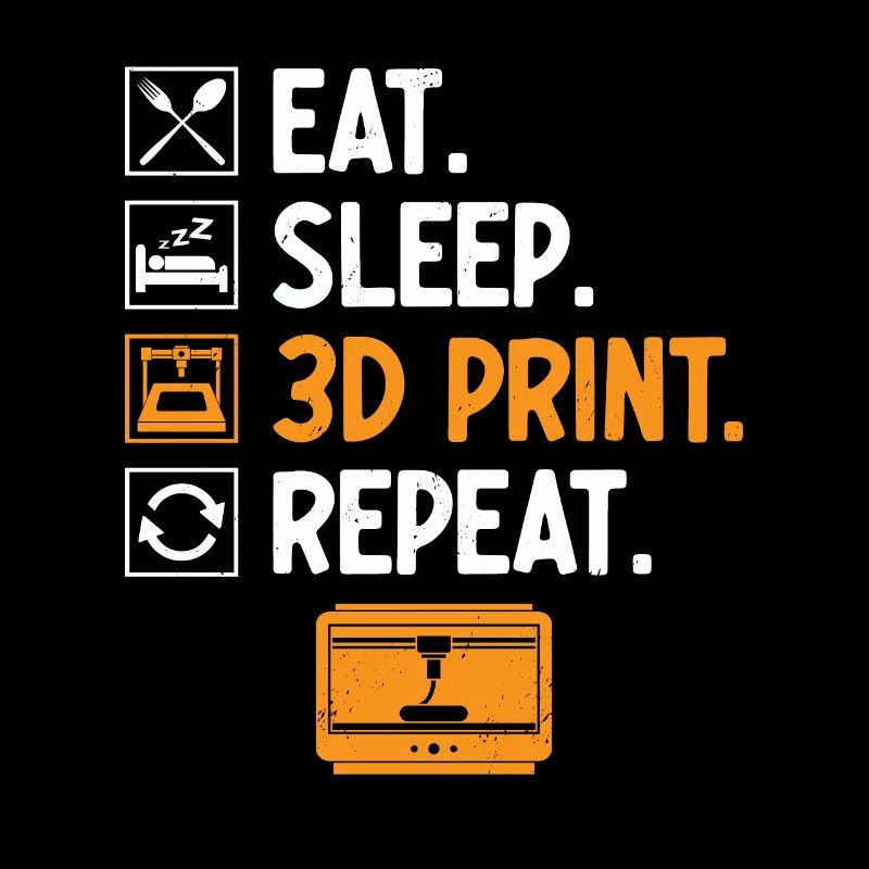 Alimentation Sommeil Impression 3D Buse Répéter Impression 3D