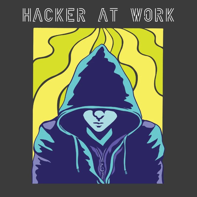Hacker at work