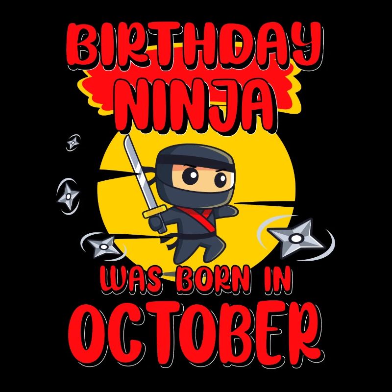 Compleanno Ninja Ottobre Bday Party Regalo per Bday