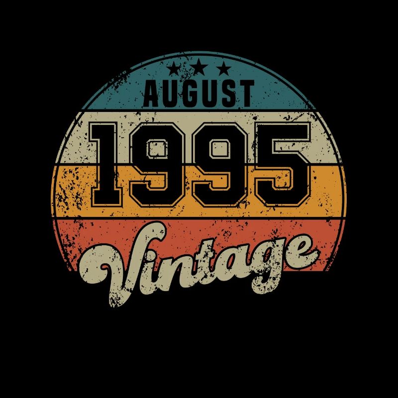Vintage Geburtstag - August 1995 - Geschenkidee