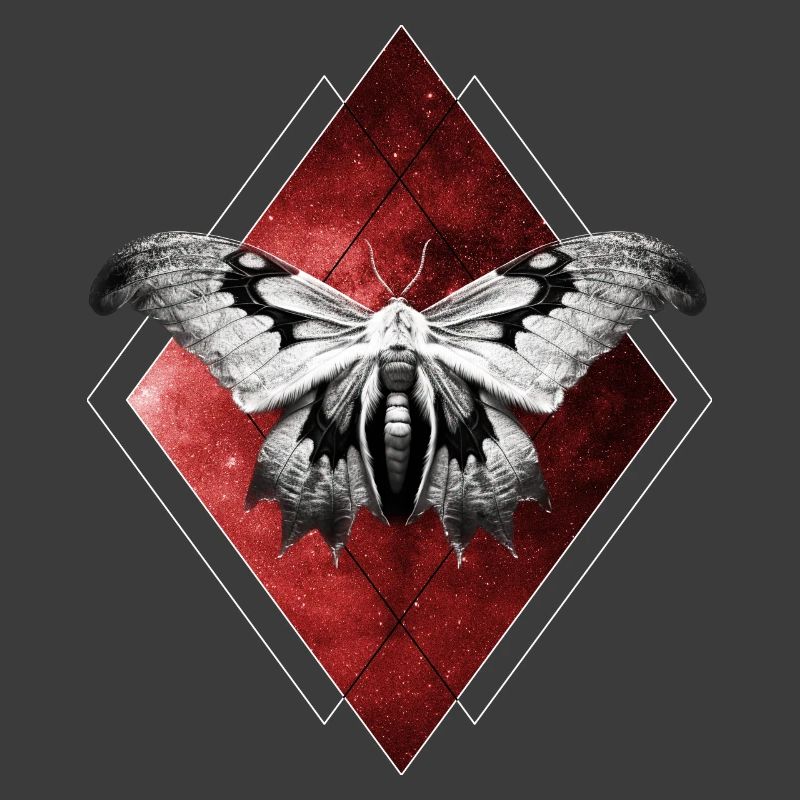 Celestial Moth Space Butterfly Galaxy Y2K Gothic E