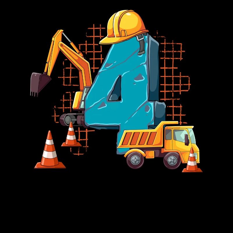 Baumaschinen 4 Geburtstag
