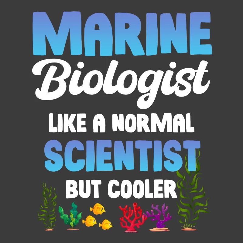 Biologiste marin comme un scientifique normal,