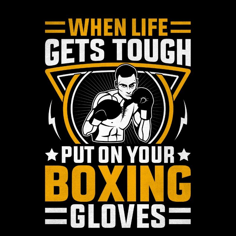 Quand la vie devient difficile, enfilez vos gants de boxe