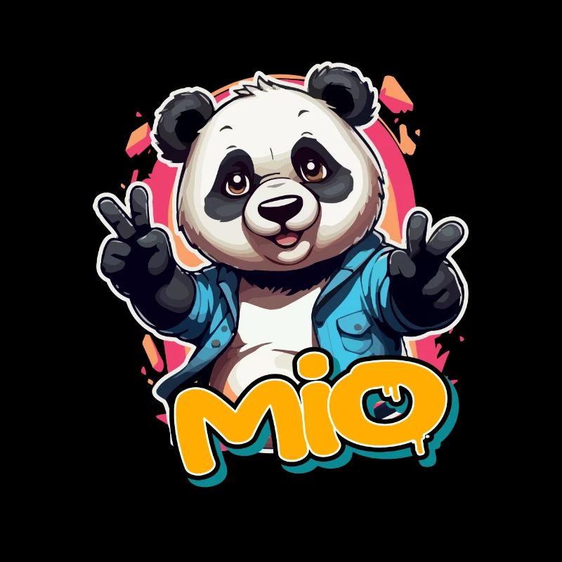 MIO - Handsome Boy Name with Cool Panda