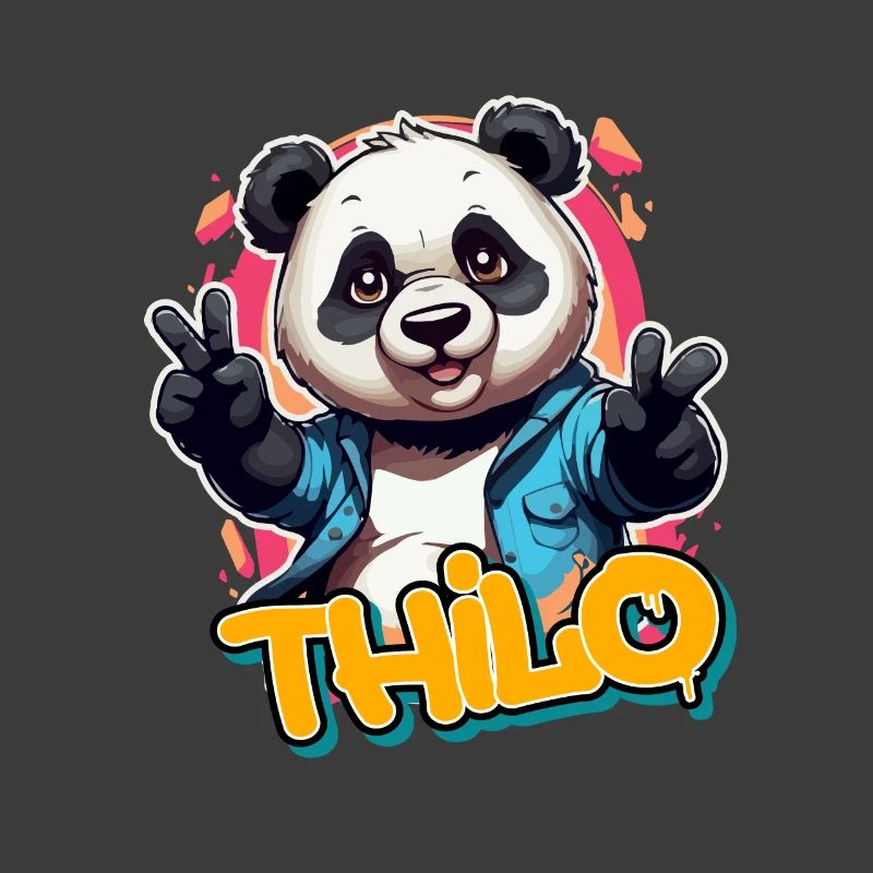 THILO - Beau nom de garçon avec Cool Panda