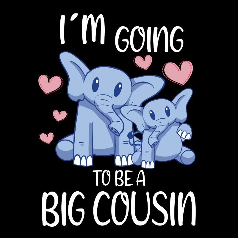Promu à Going To Be A Big Cousin Cute Elephant