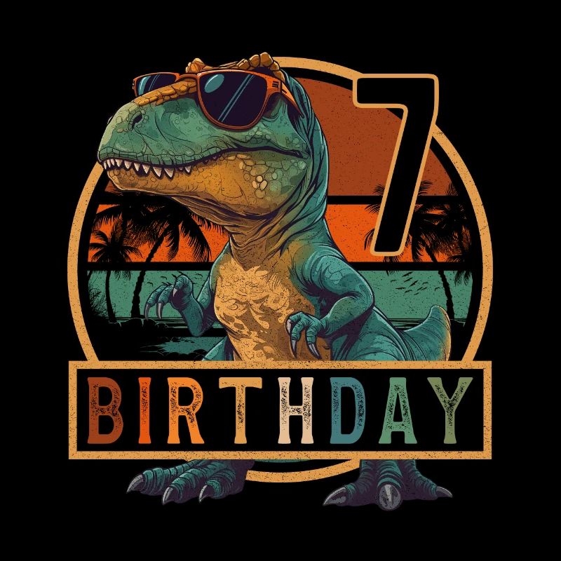 Lunettes de soleil T-Rex 7 ans garçon 7e anniversaire