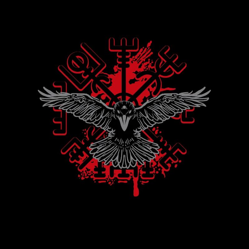 Wikinger Tshirt Viking Valhalla Walhalla Gott Odin
