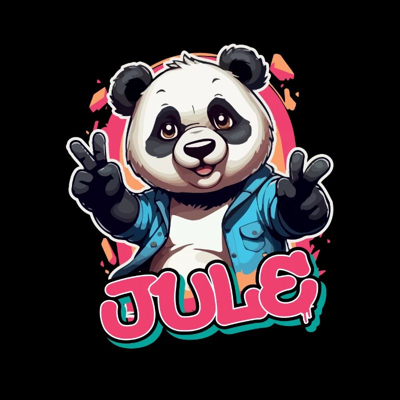 JULE - Beau nom de fille avec panda cool