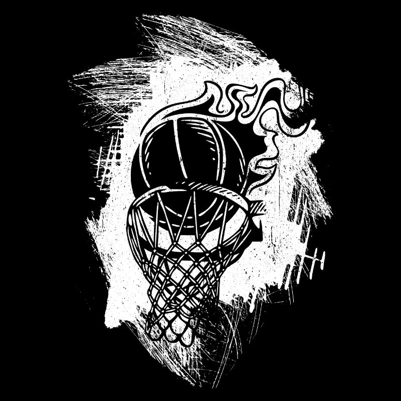 Dunking Basketteur Joueur de basket-ball d’équipe