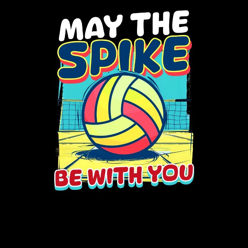 Volleyball drôle Que le Spike soit avec vous