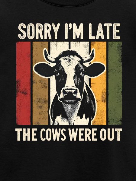 Cow Farmer Funny Farming Cows Animal Farm