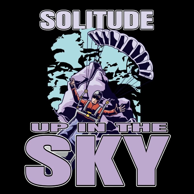 Solitude dans le ciel – Parapente
