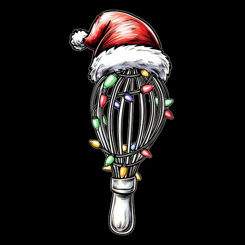 Whisk Christmas Hat Baking Baker Christmas