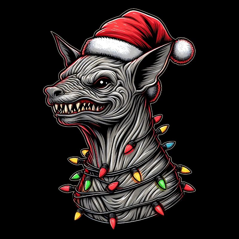 El Chupacabra Crypto Cryptozoologie Chapeau de Noël