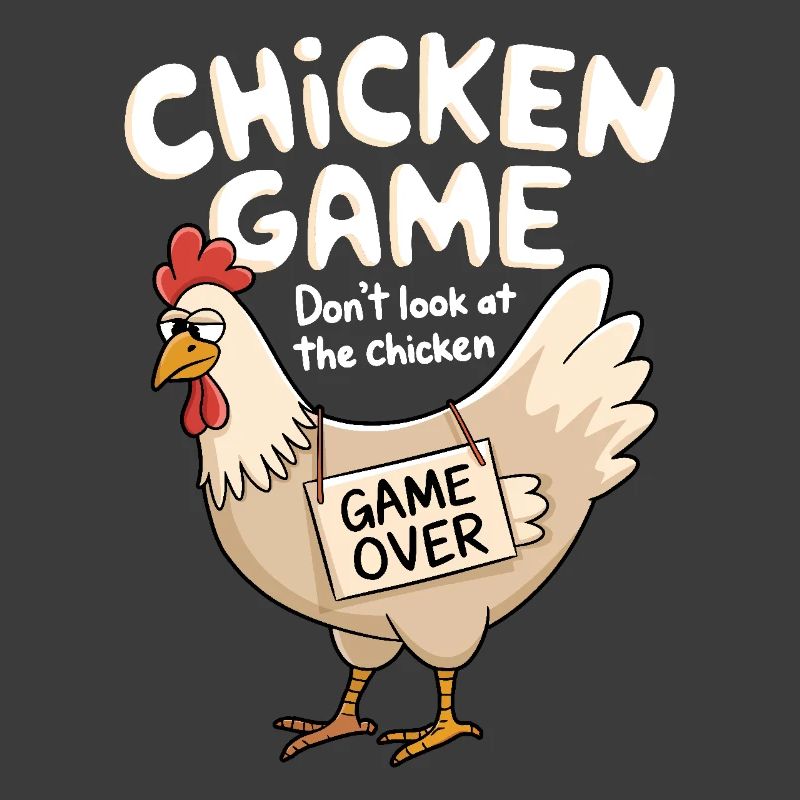 Jeu de poulet Ne regardez pas le poulet