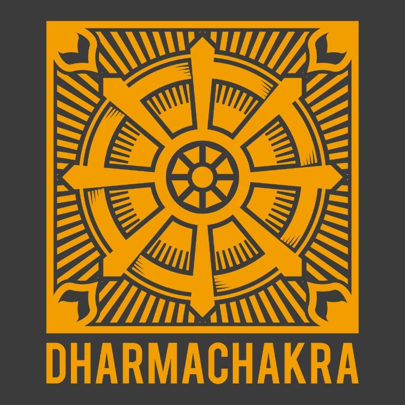 Bouddhisme Dharmachakra Rad Symbole sacré