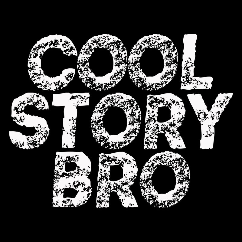 Cool story bro gift idea saying funny funny