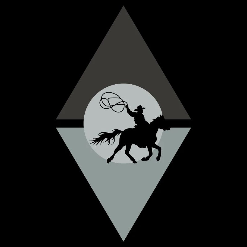 Cavaliere dello sceriffo cowboy