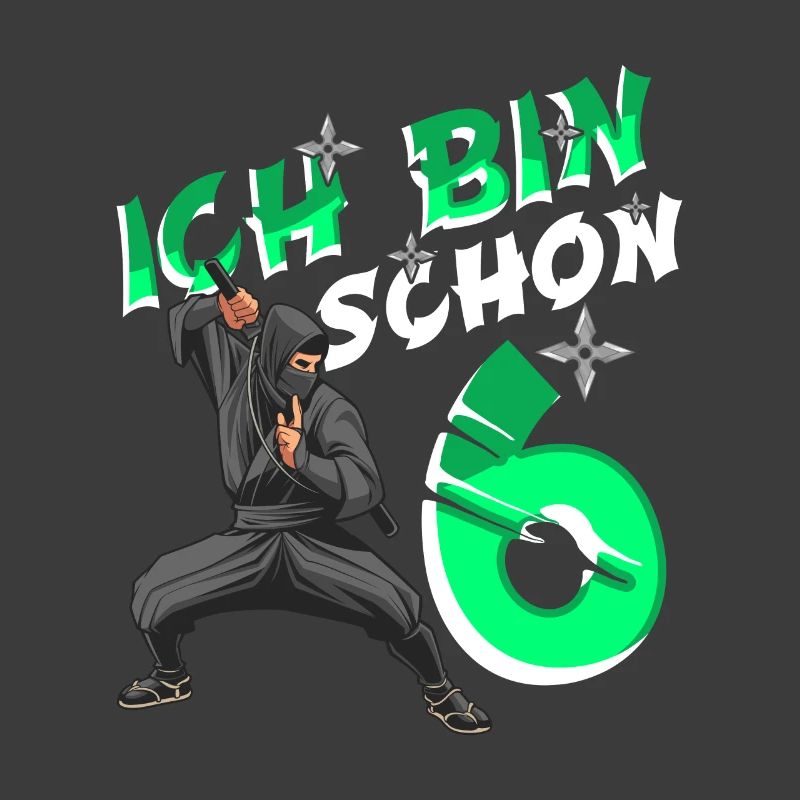 Kostüm Ninja 6. Geburtstag Junge