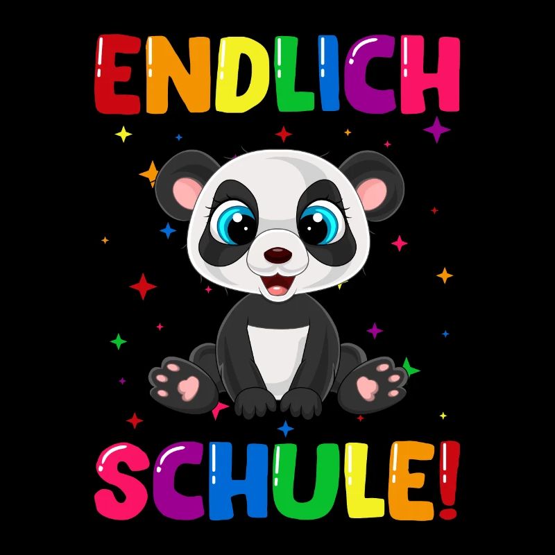 Endlich Schule Panda 1. Klasse