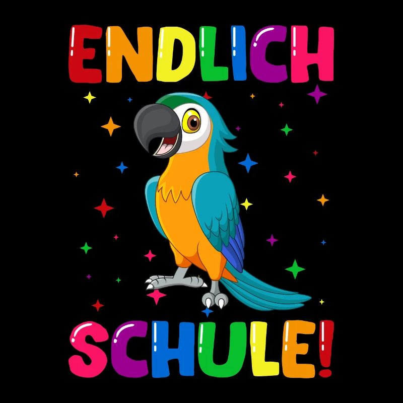 Endlich Schule Papagei 1. Klasse