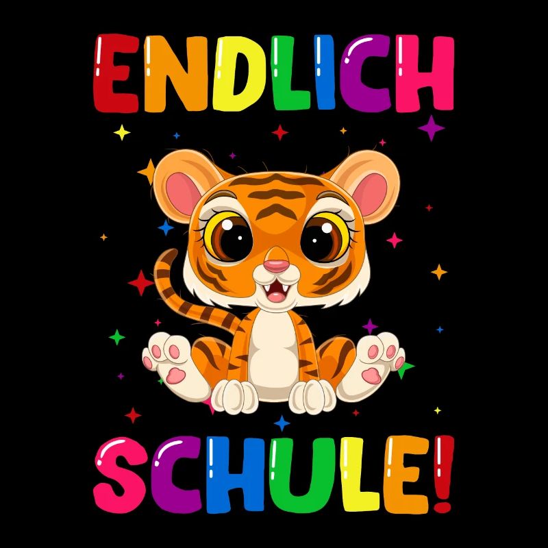 Endlich Schule Tiger 1. Klasse