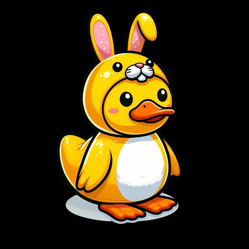 Rabbit Duck, Yellow Rubber Duck & Rubber Duck