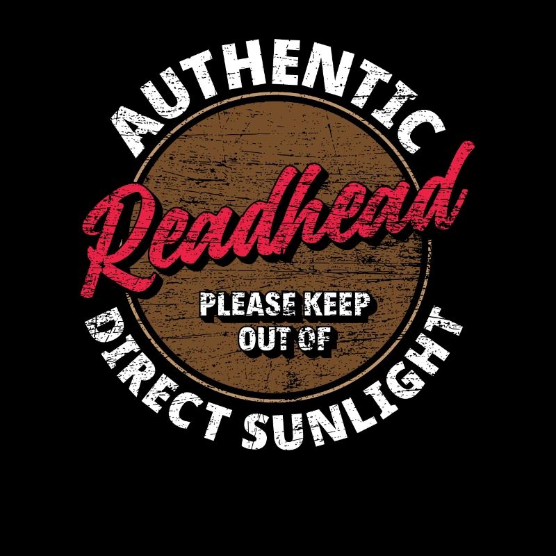 Red hair sunlight