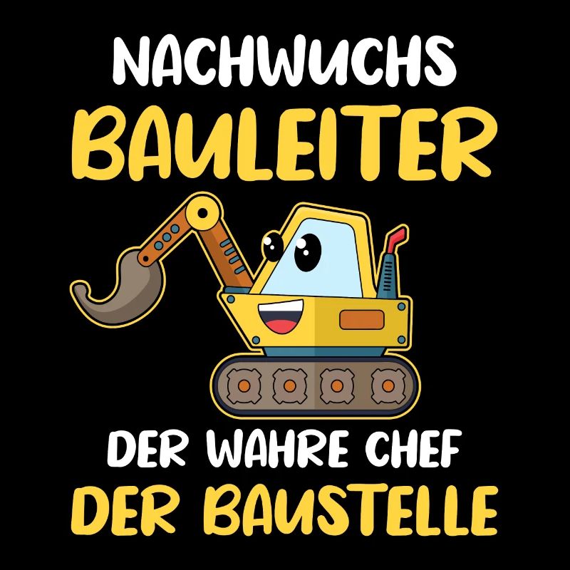 Nachwuchs Bauleiter Hausbau Baggerfahrer