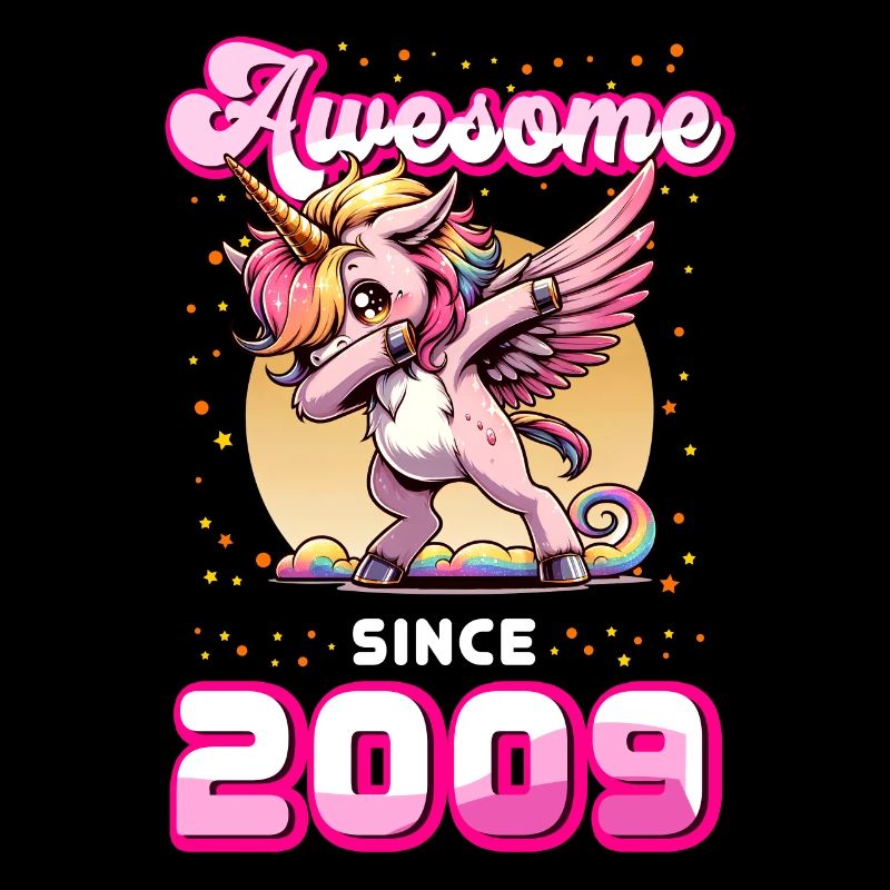 Einhorn Geburtstag Awesome since 2009