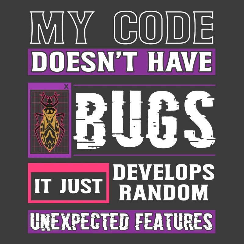 Développeur Mon code n’a pas de bugs Codage amusant
