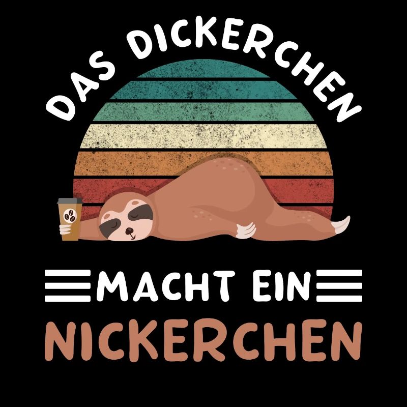 Das Dickerchen Macht Ein Nickerchen Morgenmuffel