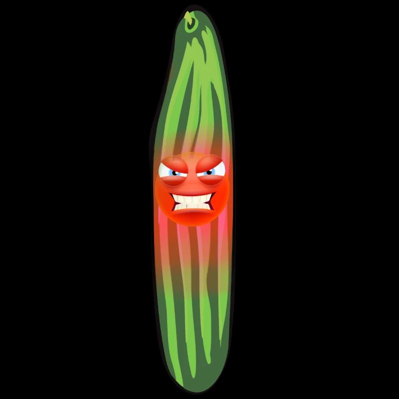 Angry cucumber, cucumbers, comic, cucumber