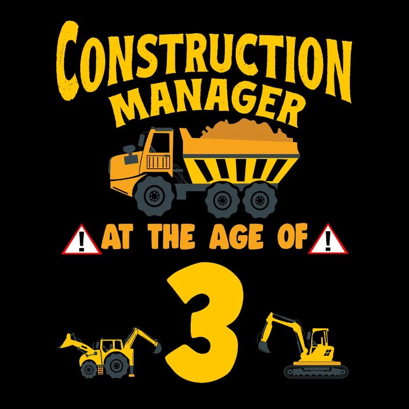 Fête de construction 3ème anniversaire 3 ans camion
