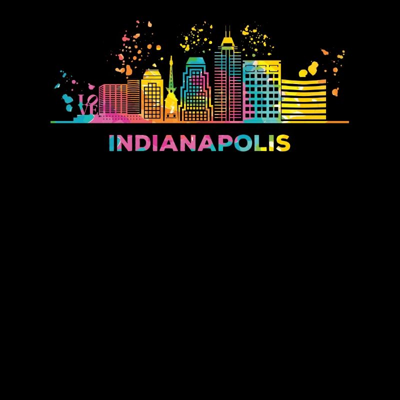 Indianapolitan Skyline Indianapolis