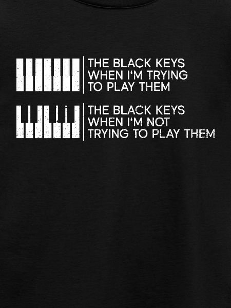 Las teclas negras cuando estoy tratando de jugar al negro