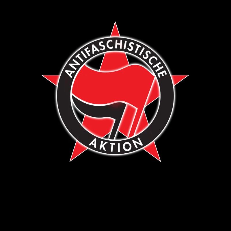 Red star AntiFa logo