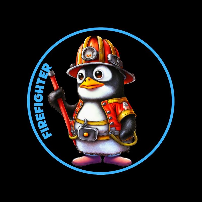 Firefighter, sweet penguin