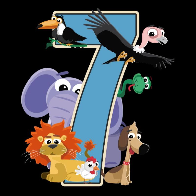 7. Geburtstag 7 Jahre Sieben Junge Geschenk