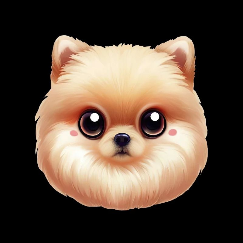 Playful Pomeranian Artwork