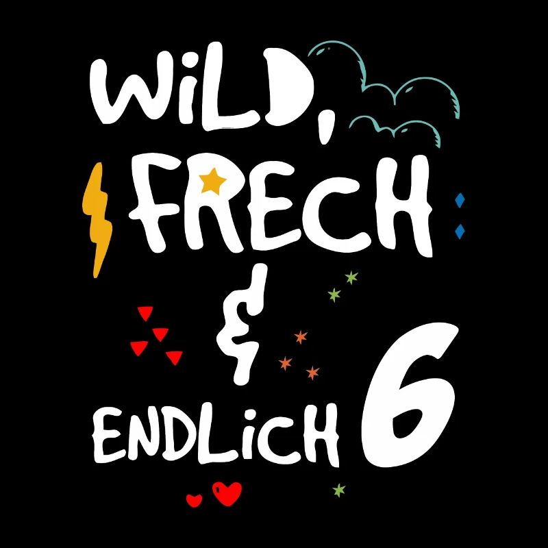 Kindergeburtstag T-Shirt Endlich Wild frech Feier