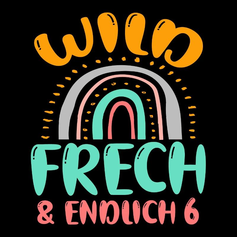 Kindergeburtstag T-Shirt Endlich Wild frech Feier