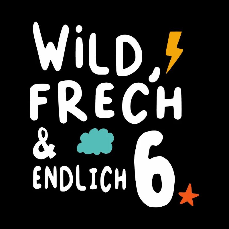 Kindergeburtstag T-Shirt Endlich Wild frech Feier