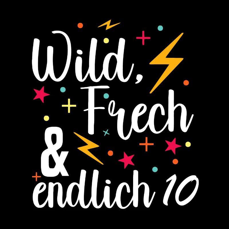 Kindergeburtstag T-Shirt Endlich Wild frech Feier