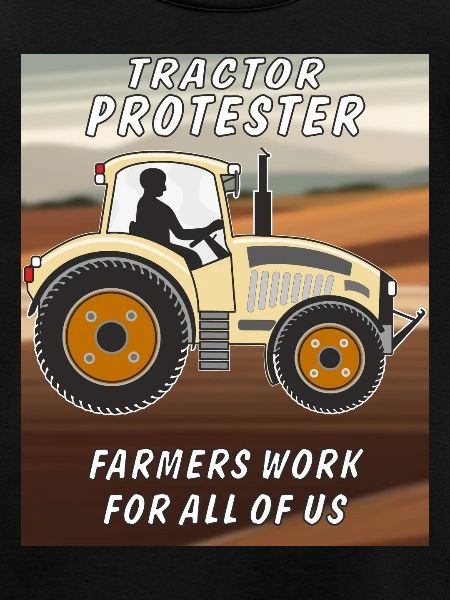TRACTOR PROTESTER
