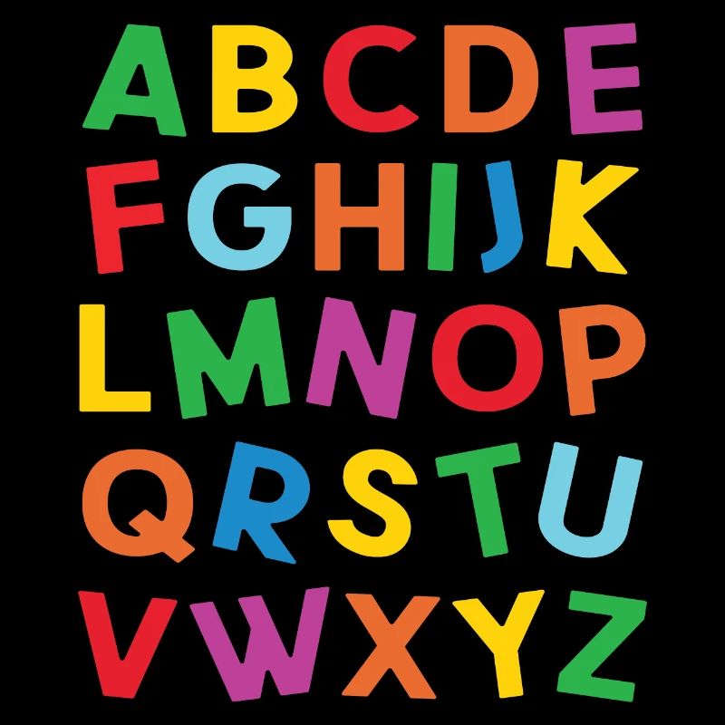 ABC Colorful Alphabet Letters for Reading