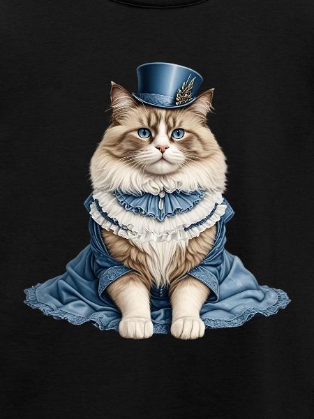 Belle dame chat