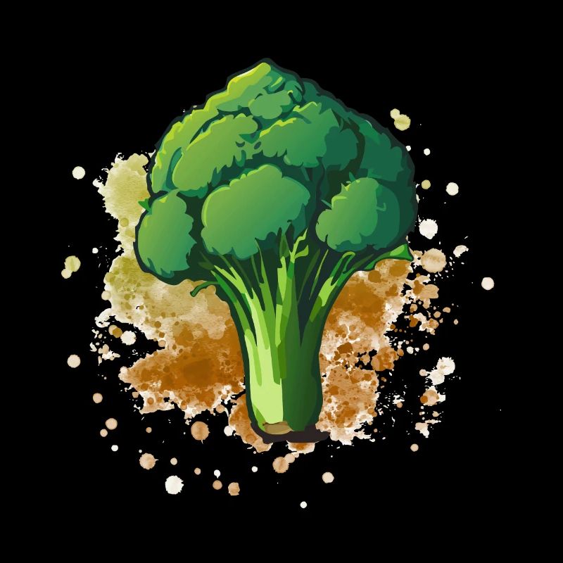 Vegetarier Veganer Brokkoli Design